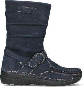 Wolky Comfortschoenen donkerbruin nubuck Schoenen.nl