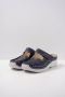 Wolky Comfortschoenen Roll Slipper blauw letter nubuck - Thumbnail 1