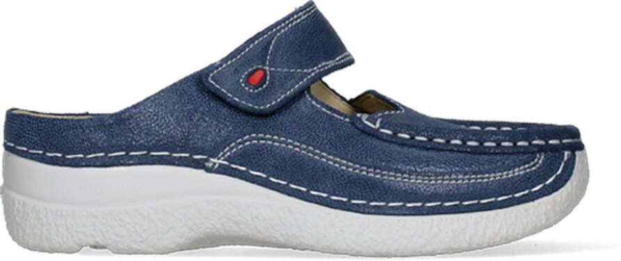 Wolky Comfortschoenen Roll Slipper denim nubuck