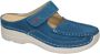 Wolky Comfortschoenen Roll Slipper dodger blauw nubuck - Thumbnail 1