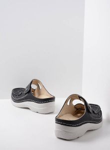 Wolky Comfortschoenen Roll Talaria zwart zomer leer