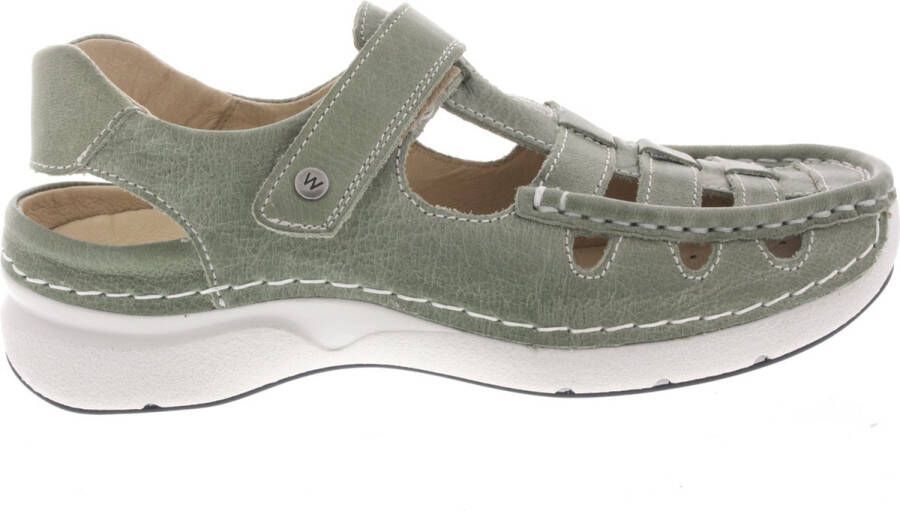 Wolky Comfortschoenen Rolling Sun lichtgroen leer