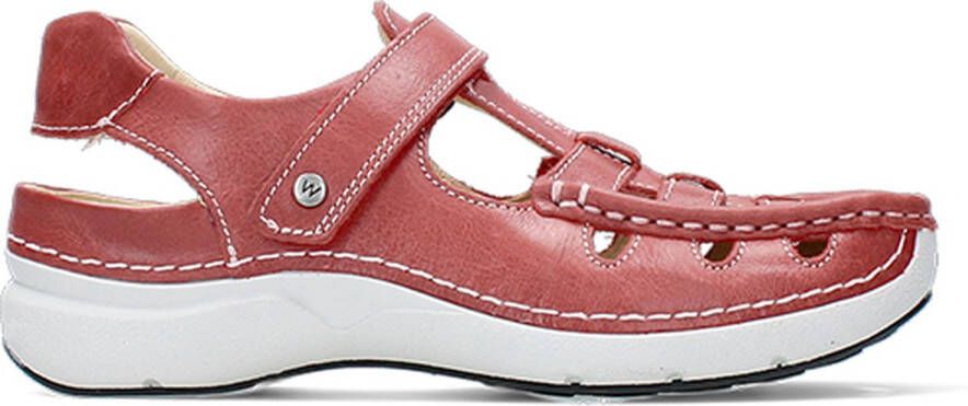 Wolky Comfortschoenen Rolling Sun scarletrood leer