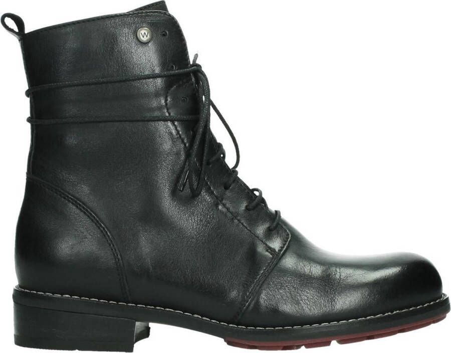 Wolky Enkellaarsjes en boots Murray XW zwart leer