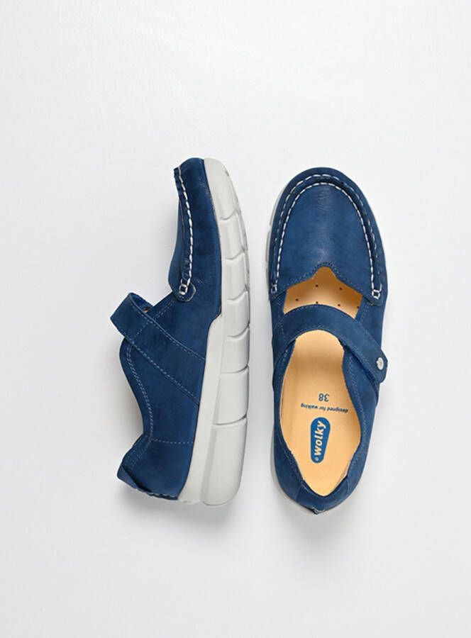 Wolky Dames Comfortschoenen 01500 Yukon Blauw