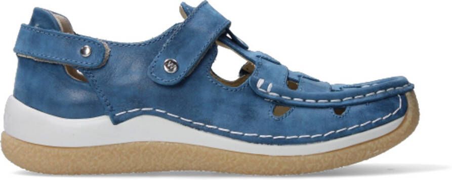 Wolky Dames Comfortschoenen 04528 Esperanza Blauw