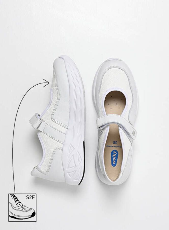 Wolky Dames Comfortschoenen 05705 Spring S2F Wit