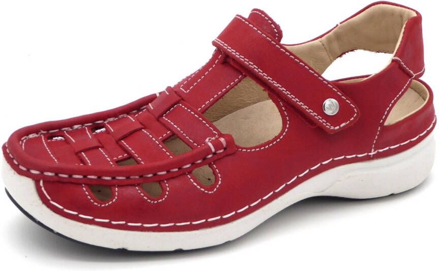 Wolky Dames Comfortschoenen 07204 Rolling Sun Rood