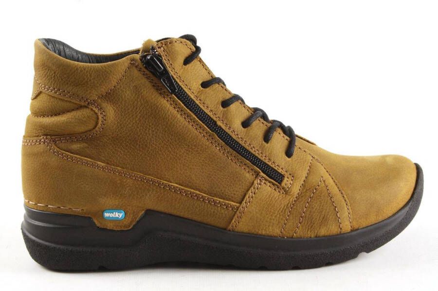 Wolky Dames Veterschoenen 0660611-940 Why Antique Curry