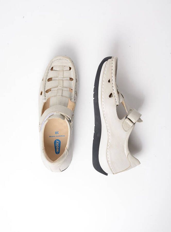 Wolky Dames Instappers & Ballerina's Zambezi Off White Off White