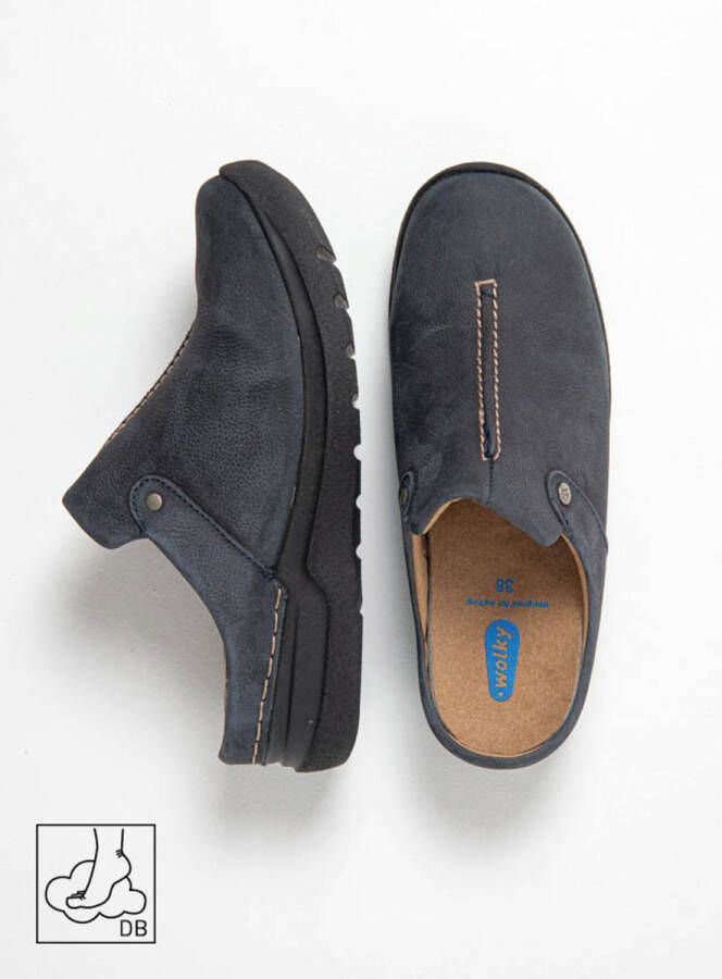 Wolky Comfortschoenen Holland DB blauw nubuck