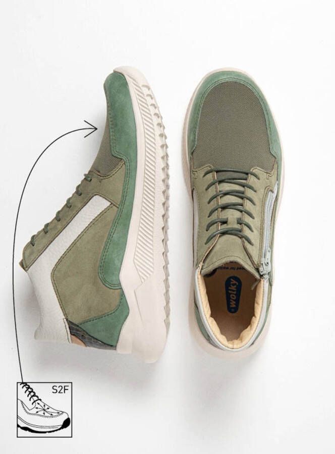 Wolky Dames Nieuw 05826 e-Push S2F Groen