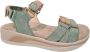Wolky Dames Sandalen 01056 Acula Groen - Thumbnail 1