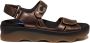 Wolky Metallic Bronzen Sandaal met Comfortabel Voetbed Brown - Thumbnail 4