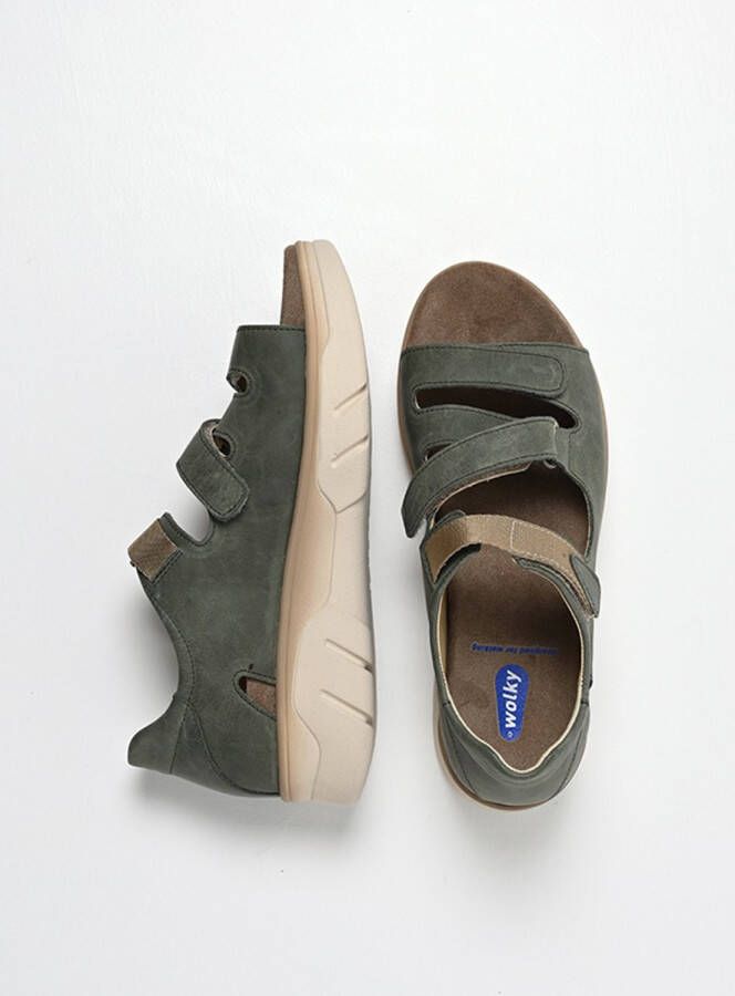 Wolky Dames Sandalen 03425 Blaze Groen