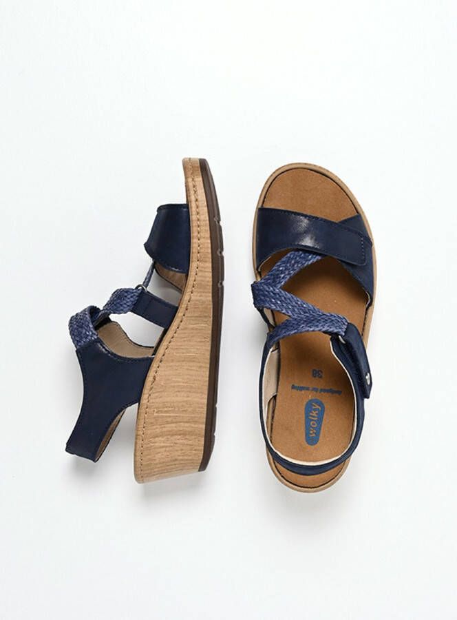 Wolky Dames Sandalen 03550 La Jolla Blauw