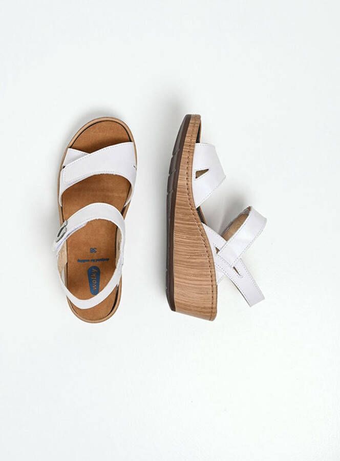 Wolky Dames Sandalen 03552 Sanibel Wit