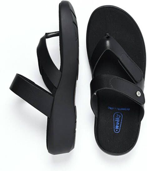 Wolky Dames Slippers 00202 Hobie Zwart