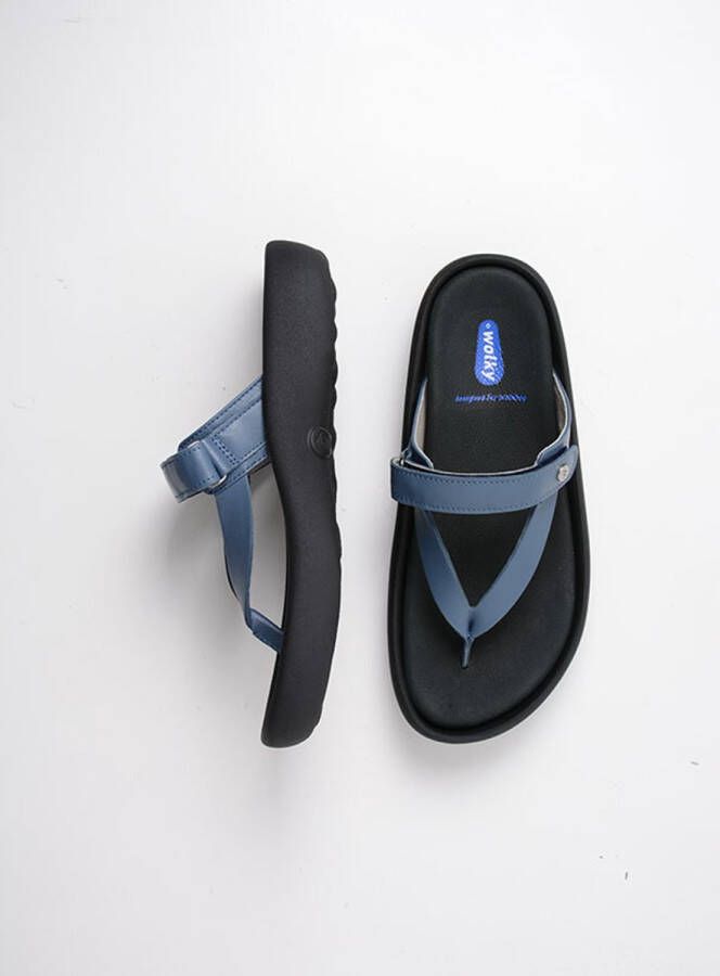 Wolky Dames Slippers 00821 Peace Blauw
