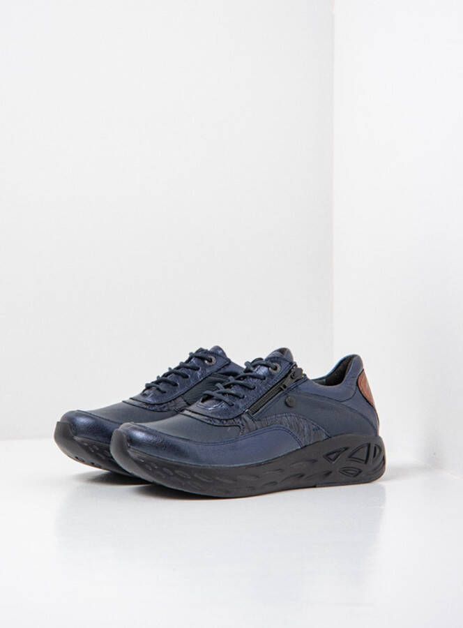 Wolky Dames Sneakers 05703 Vitality S2F Donkerblauw