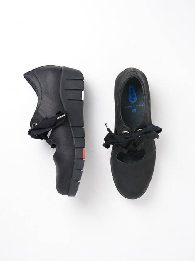 Wolky Dames Veterschoenen 01781 Boston Zwart