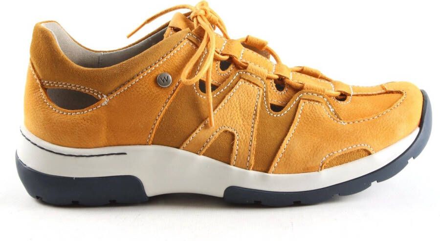 Wolky Dames Veterschoenen 0302811-550 Nortec Antique Ora Oranje