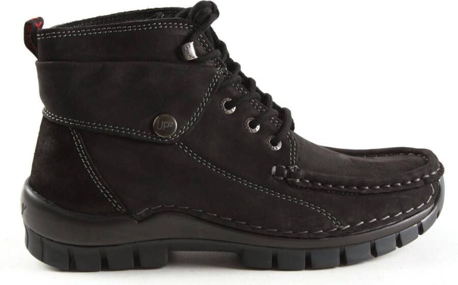 Wolky Dames Veterschoenen 0472550-000 Jump Winter Zwart