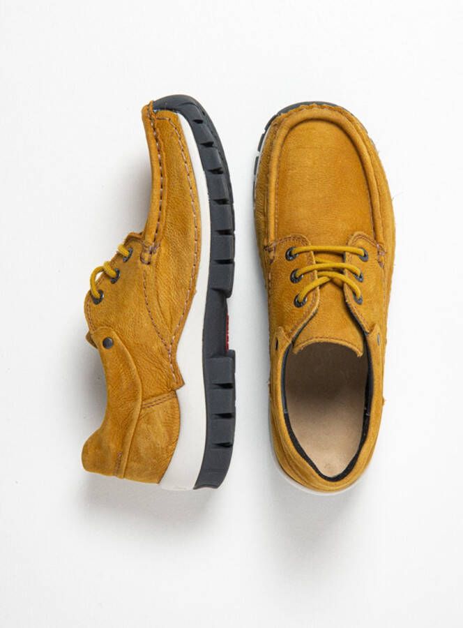 Wolky Dames Veterschoenen 04726 Fly Geel