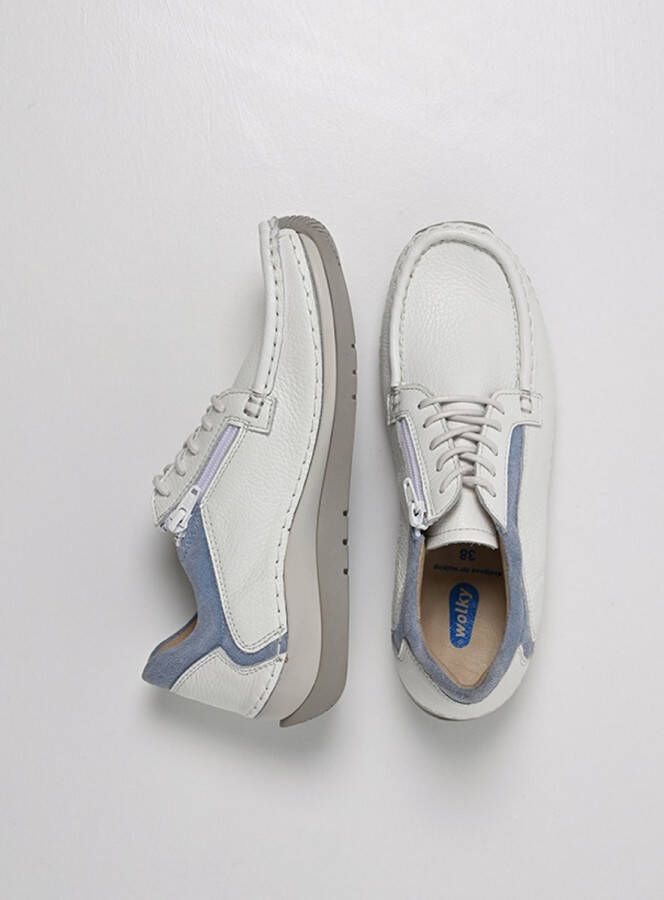 Wolky Dames Veterschoenen 04904 Japura Wit