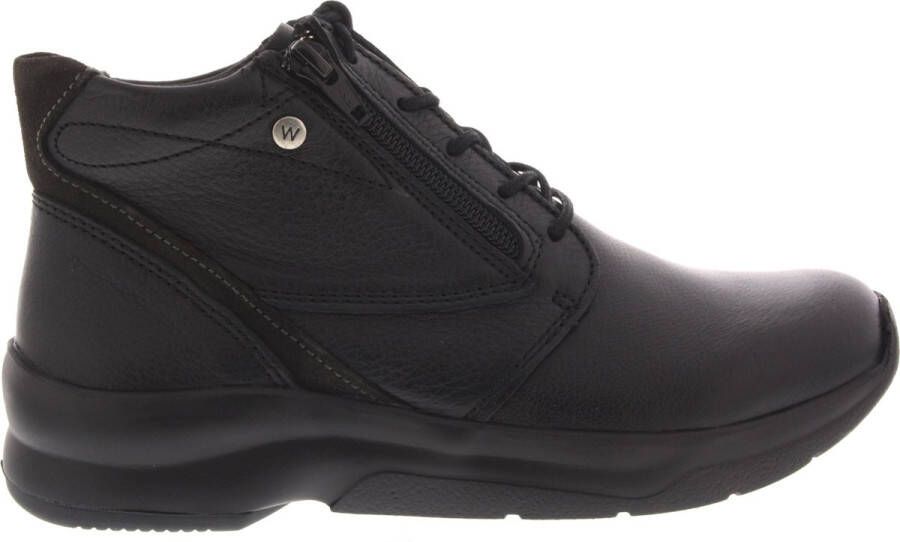 Wolky Dames Veterschoenen 0589124-000 Glacier Zwart