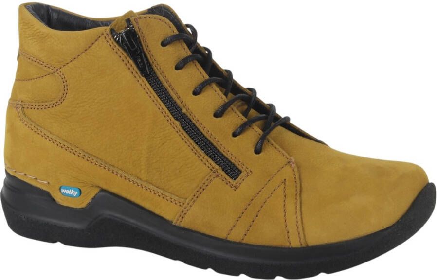Wolky Dames Veterschoenen 0660611-940 Why Antique Curry