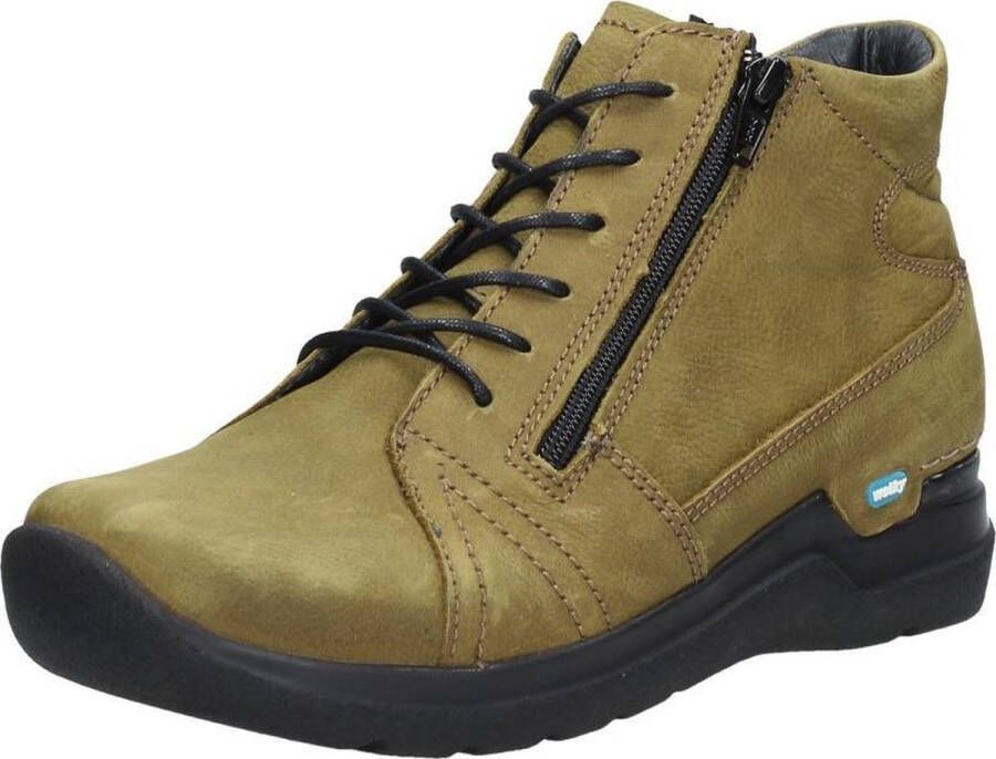 Wolky Dames Veterschoenen 0660611-940 Why Antique Curry