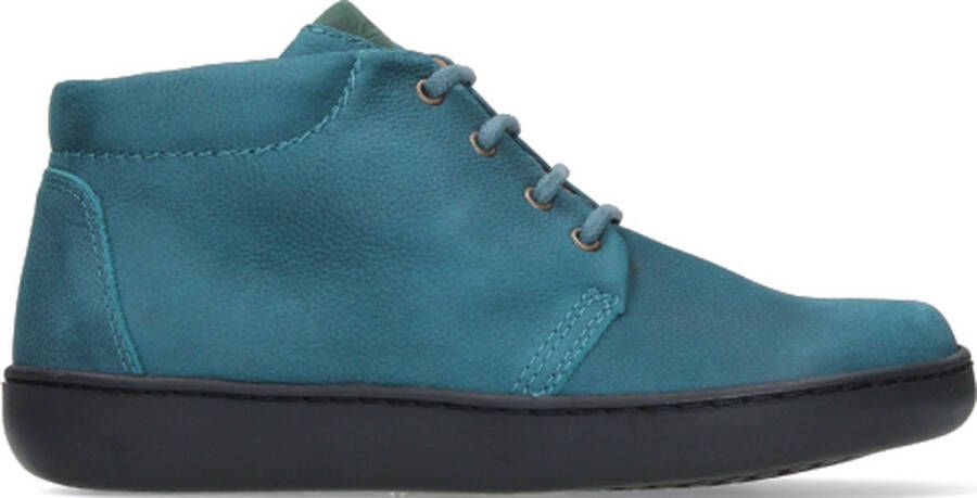 Wolky Hoge veterschoenen Kansas Lady XW petrol nubuck