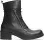 Wolky Hoge veterschoenen Rimbley zwart leer - Thumbnail 1