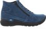 Wolky Dames Veterboot Why Antique Nubuck 0660611 804 Atlantic Blue - Thumbnail 1