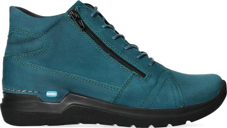 Wolky Dames Veterboot 0660611-880 Why Antique Petrol