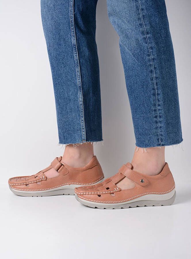 Wolky Inbetweens Zambezi oud roze leer