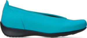 Wolky Instappers Ballet turquoise nubuck