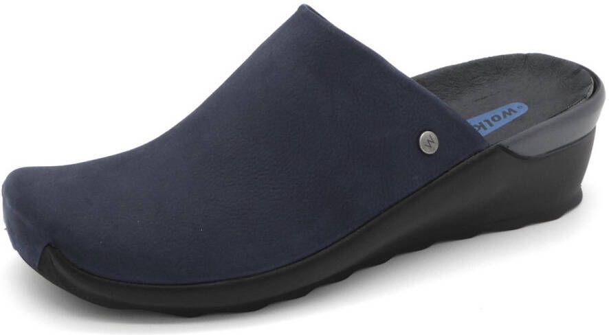 Wolky Klompen Go denim nubuck