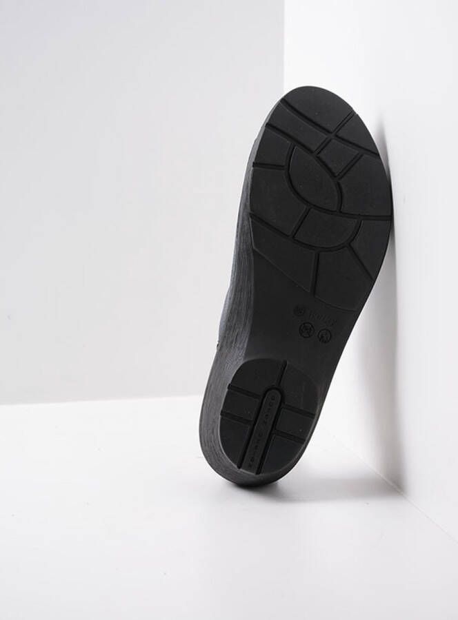 Wolky Klompen Multi Clog blauw leer