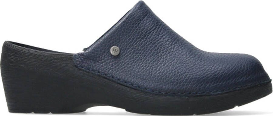 Wolky Klompen Multi Clog blauw leer