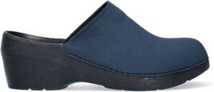 Wolky Dames Slippers 0607511 800 Clog Blue Blauw