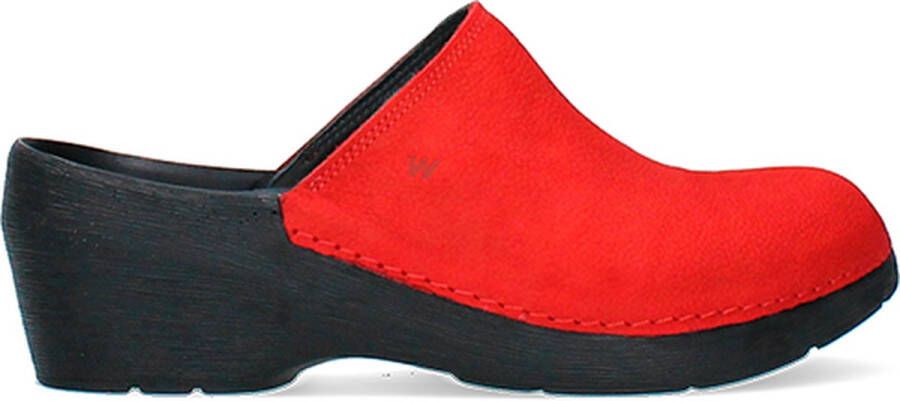 Wolky Dames Slippers 0607511 500 Clog Red Rood - Foto 1