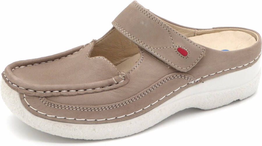 Wolky Klompen Roll Slipper safari nubuck