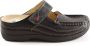 Wolky Klompen 06227 Roll Slipper 70000 zwart geprint leer - Thumbnail 1