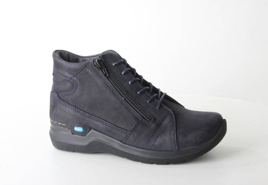 Wolky Dames Veterschoenen Boots 0660611 800 Why Antique Blauw