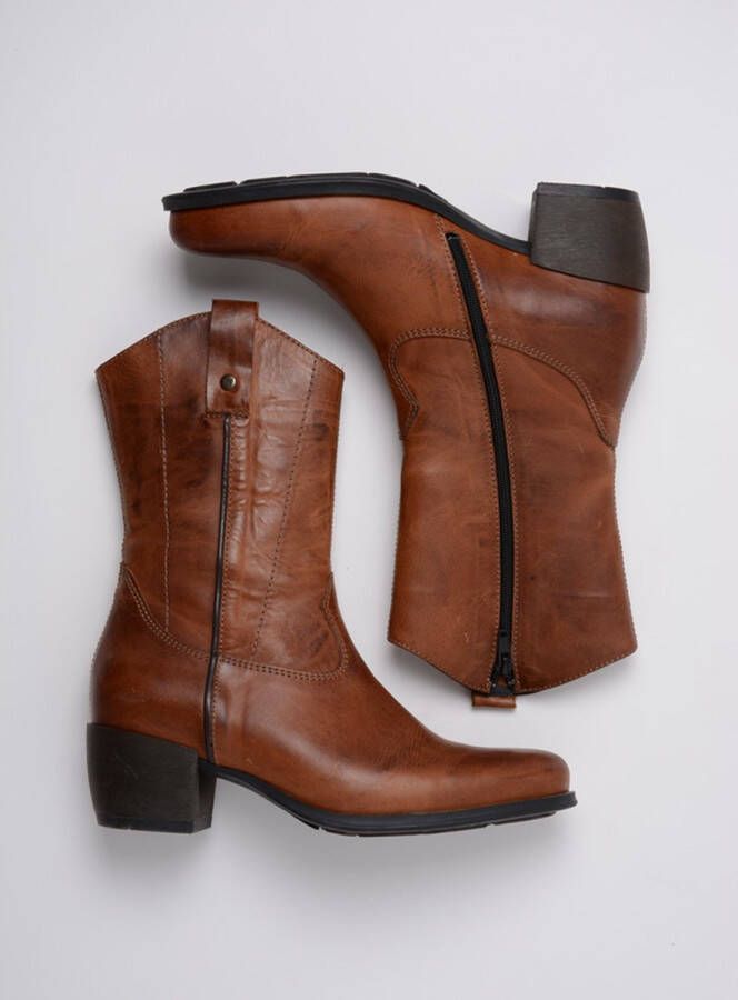 Wolky Laarzen Caprock HV cognac leer