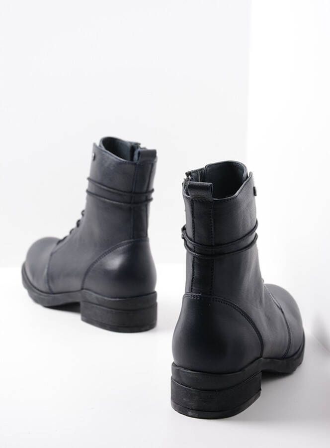 Wolky Biker boots Murray HV blauw leer