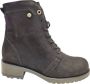 Wolky Laarzen Quinta FF 0247510 000 Dames Veterschoenen Zwart - Thumbnail 1
