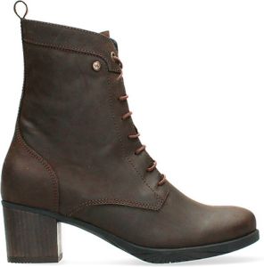 Wolky Comfortschoenen donkerbruin nubuck Schoenen.nl